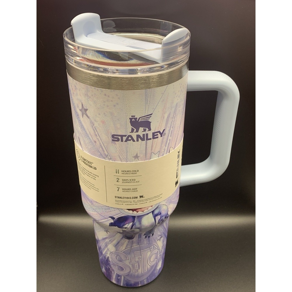 Stanley Travel Mug with Clea Lid and Featuring Stitch Artwork